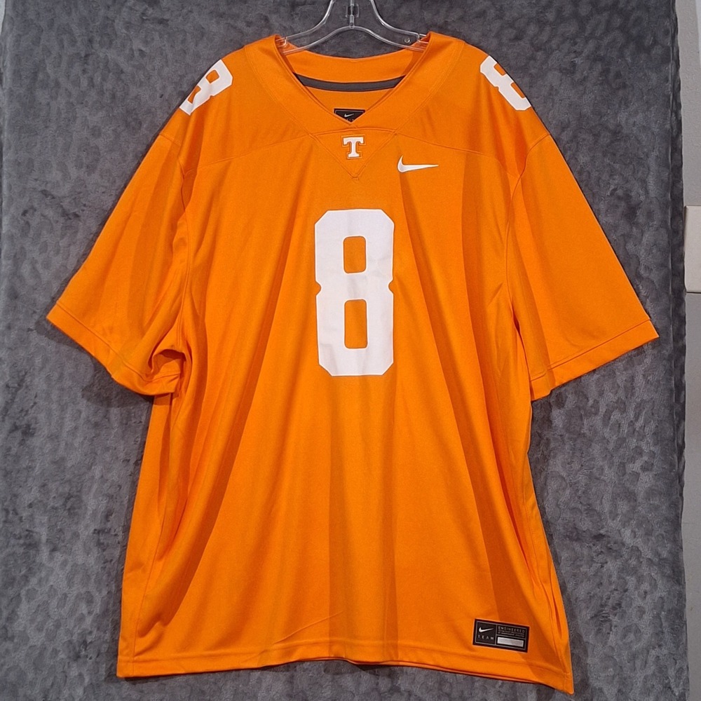 Nike Tennessee Volunteers Nico Iamaleava #8 Football Jersey Orange Mens 3XL